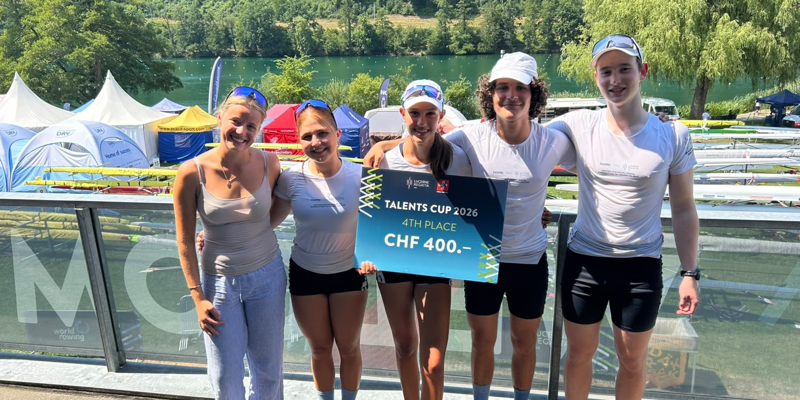 Starker 4. Platz für den BRC am Talent's Cup auf dem Rotsee